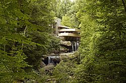 Fallingwater, also known as the Edgar J. Kaufmann, Sr., residence, Pennsylvania, by Carol M. Highsmith.jpg