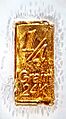 Fine gold bar