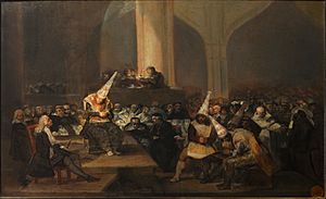 Archivo:Francisco de Goya - Escena de Inquisición - Google Art Project