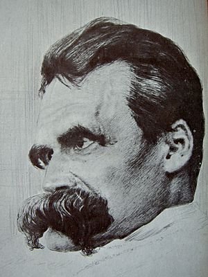 Archivo:Friedrich Nietzsche drawn by Hans Olde