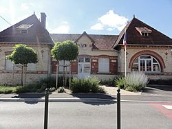 Goudelancourt-lès-Berrieux (Aisne) mairie.JPG