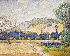 Henri-Edmond Cross (1856-1910) - Landscape, ca. 1896-99.