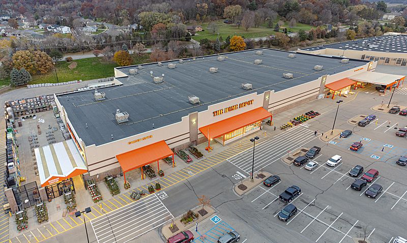 Home Depot aerial