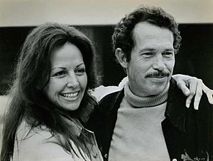 Archivo:Isela Vega y Warren Oates en 1974