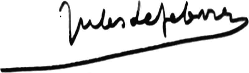 Jules-Joseph Lefebvre signature