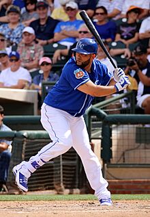 Kendrys Morales awaits a pitch (25620714671).jpg