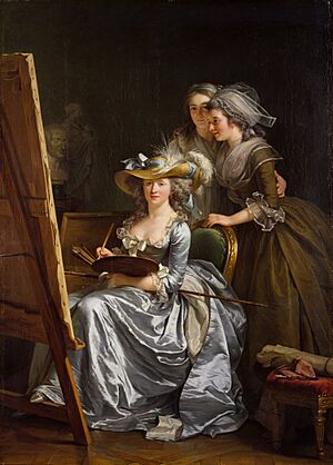 Archivo:Labille-Guiard, Self-portrait with two pupils