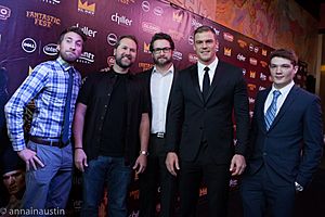 Archivo:Lazer Team premiere - Cast and director (27366621731)