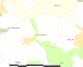Map commune FR insee code 89306