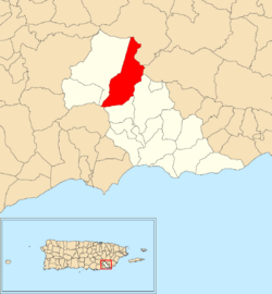 Mulas, Patillas, Puerto Rico locator map.png