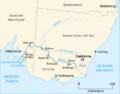 Murray river (Australia) map-es