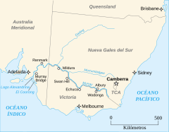 Archivo:Murray river (Australia) map-es
