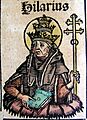 Nuremberg chronicles - Hilarius, Pope (CXXXVIv)