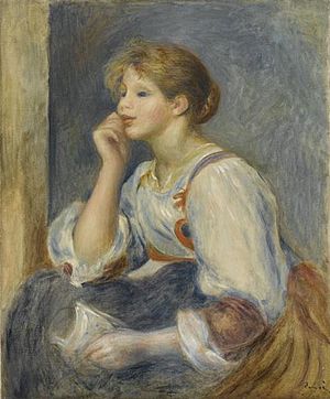 Archivo:Pierre-Auguste Renoir - Femme à la lettre