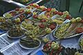 Platos de pescado y marisco diversos