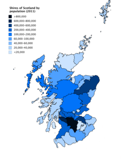 Archivo:Shires of Scotland by population (2011)