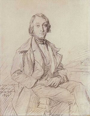 Archivo:Théodore Chassériau - Portrait of Jean-Gaspard-Félix Larcher Ravaisson-Mollien