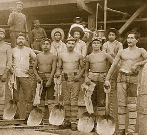 Archivo:Trabajadores pampinos Chile