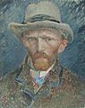 Van Gogh Self-Portrait with Grey Felt Hat 1886-87 Rijksmuseum