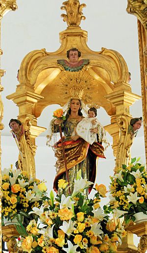 Archivo:Virgen de Flores Patrona de Bodonal