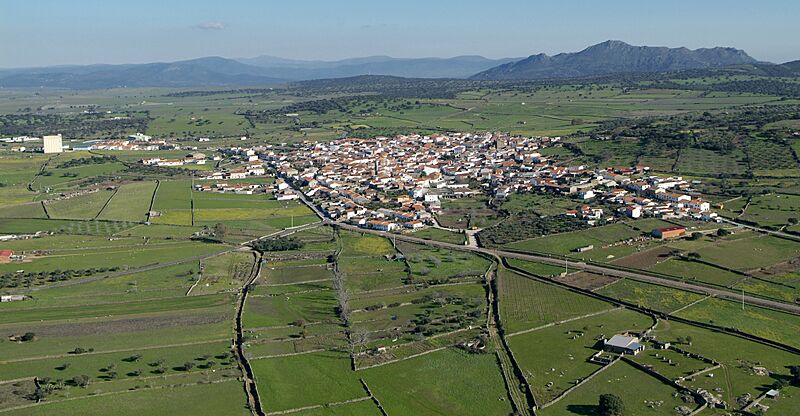Vista aérea Ibahernando, Cáceres (172)