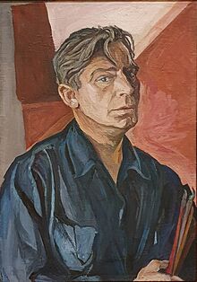 'Self-portrait' (1954) by Pablo O'Higgins - Museo Nacional de Artes - Mexico 2024.jpg