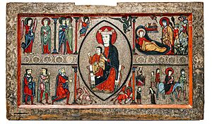 (Barcelona) Altar frontal from Cardet - Museu Nacional d'Art de Catalunya.jpg
