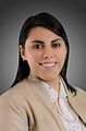 Andrea Bruna Barrientos Sahonero. Official portrait, 2020. Chamber of Senators of Bolivia