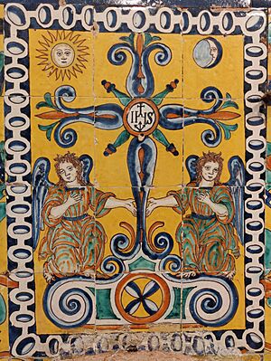Archivo:Azulejos Santa Clara de Sevilla