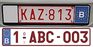 Archivo:BE license plate