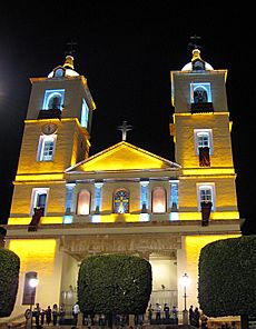 Archivo:Berja, Iglesia Anunciación noche, Marzo 2008
