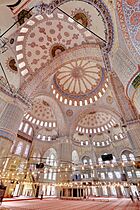 Blue Mosque Interior 2 Wikimedia Commons