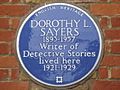 Blue plaque re Dorothy L Sayers on 23 and 24 Gt. James Street, WC1 - geograph.org.uk - 1237429