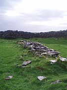 Caherconnell stone fort - middle wall