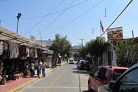 Calle San Antonio en Pomaire comuna de Melipilla