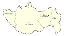 Archivo:Carte d’Essarts-en-Bocage avec ses communes fondatrices