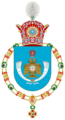 Coat of Arms of Reza Pahlavi, Crown Prince of Iran (Order of Isabella the Catholic)