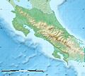 Costa Rica relief location map