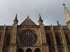 Durham cathedral rose window
