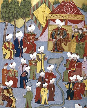 Archivo:Enthronement ceremony of Suleiman I