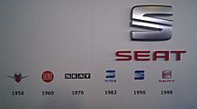 Evolucion del logo SEAT Clasissauto 2015 (6)