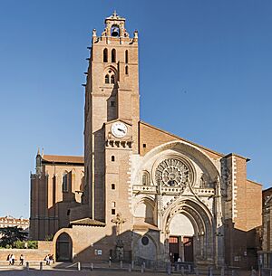 Archivo:Façade de la cathédrale Saint-Étienne de Toulouse