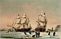 HMS Enterprise (1848) and HMS Investigator (1848) in the ice