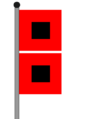 Hurricane Warning Flags (U.S)