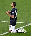 Javier Hernandez praying