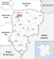 Locator map of Kanton Saint-Quentin-2
