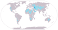 Major endorheic basins
