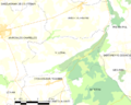 Map commune FR insee code 53272
