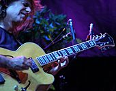 Archivo:Pat Metheny and his guitar