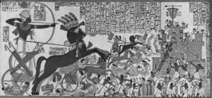 Archivo:Ramses IIs seger över Chetafolket och stormningen av Dapur, Nordisk familjebok